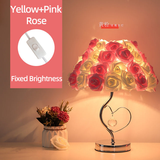 BowLift | Rose Blossom Nightstand Lamp