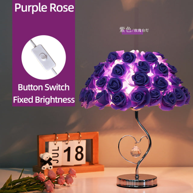 BowLift | Rose Blossom Nightstand Lamp