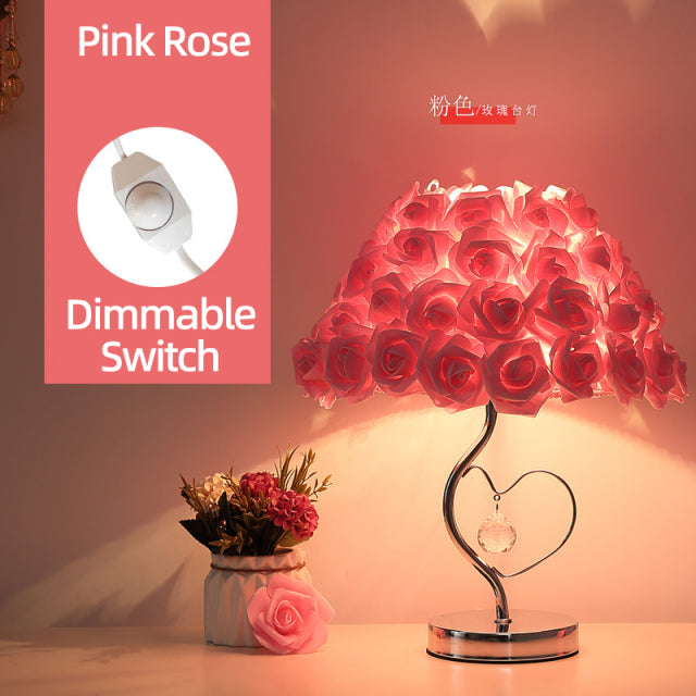 BowLift | Rose Blossom Nightstand Lamp