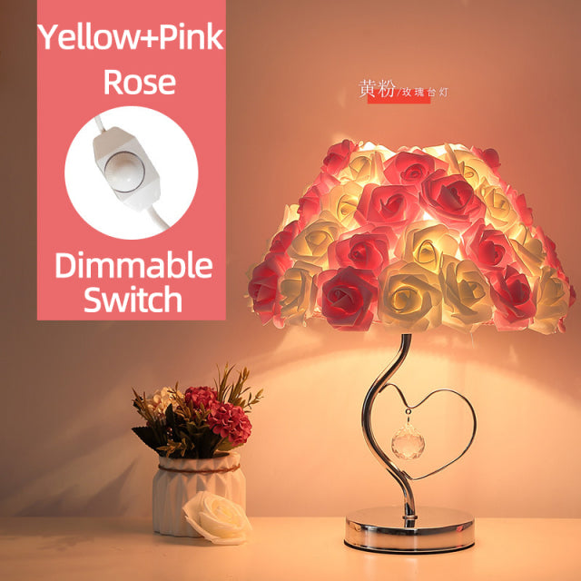 BowLift | Rose Blossom Nightstand Lamp