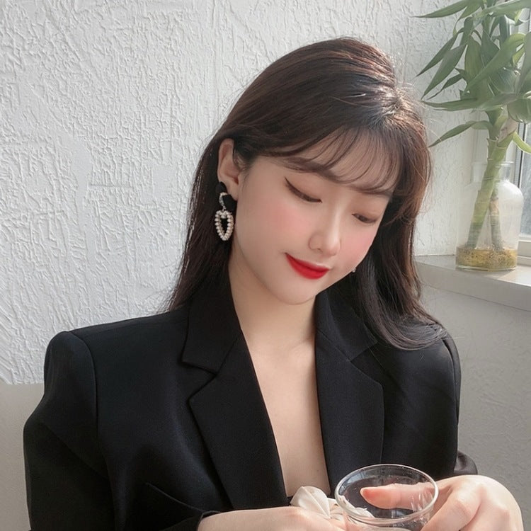 BowLift | Korean Temperament Retro Rhinestone Bow Clip Earrings