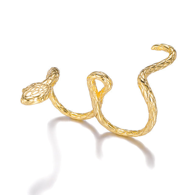 BowLift | Snake Shape Resizable Two Finger Ring