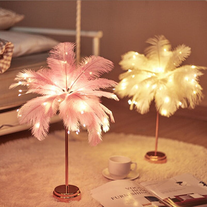 BowLift | Feather Palm Creative Table Lamp