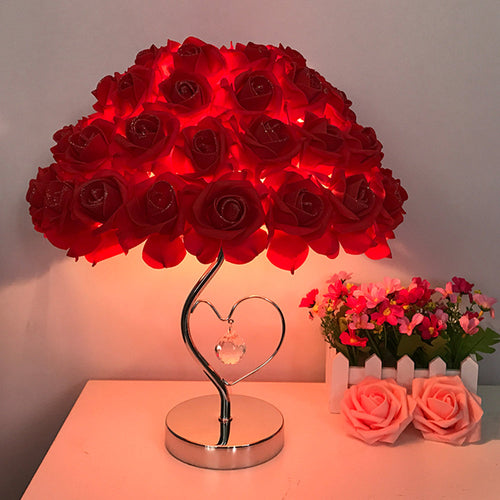 BowLift | Rose Blossom Nightstand Lamp