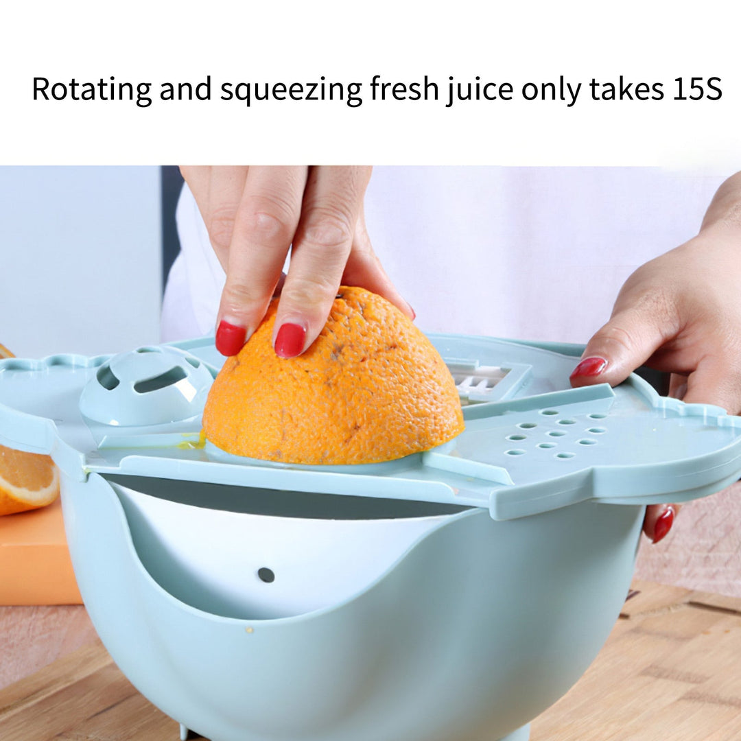 BowLift | All-in-One Drain Basket Vegetable Grater