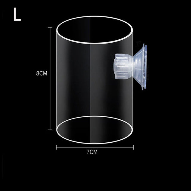 BowLift | Aquarium Transparent Suction Fish Feeder
