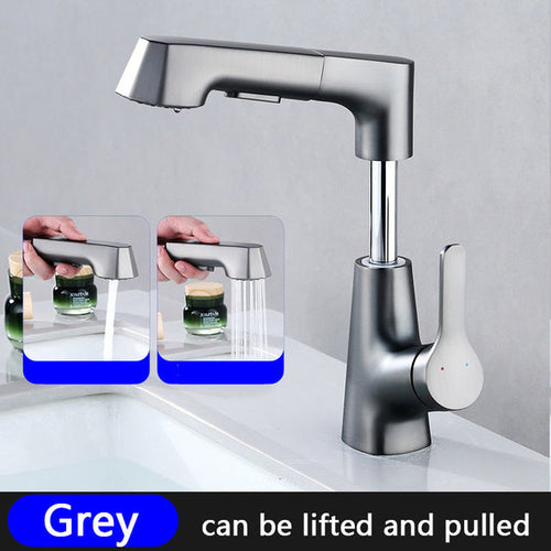 BowLift | Modern Bathroom Telescopic Basin Waterfall Faucet