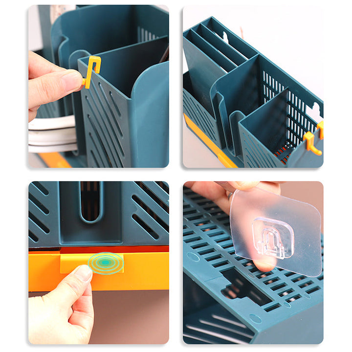 BowLift | Wall-Mounted Kitchen Cutlery Drainer Storage