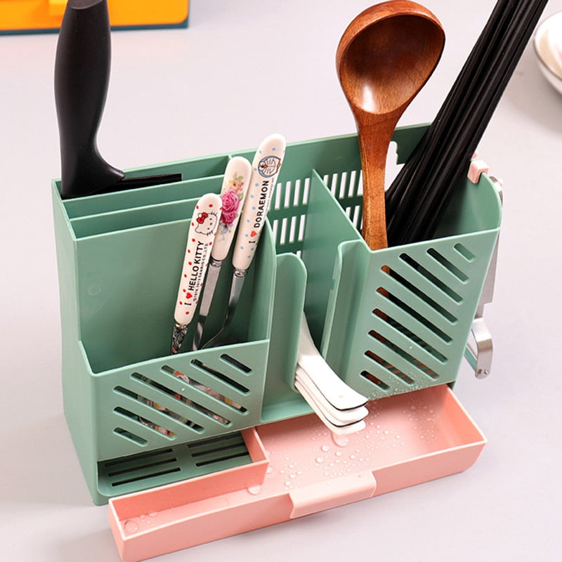 BowLift | Wall-Mounted Kitchen Cutlery Drainer Storage
