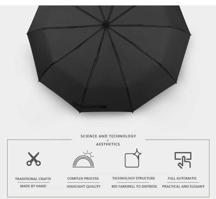 BowLift | Luxury Automatic Open & close Umbrella Folding Wind water Resistant