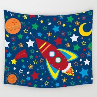 BowLift | Cartoon Pattern Tapestry Yoga Rug
