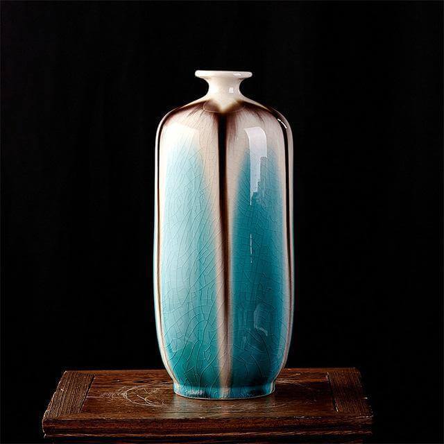 BowLift | Classical Ancient Jingdezhen Ice Crack Ceramic Glaze Vase