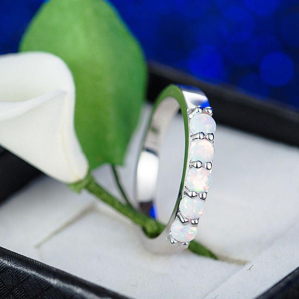 Simple Colored Fire Opal Rings | Bowlift