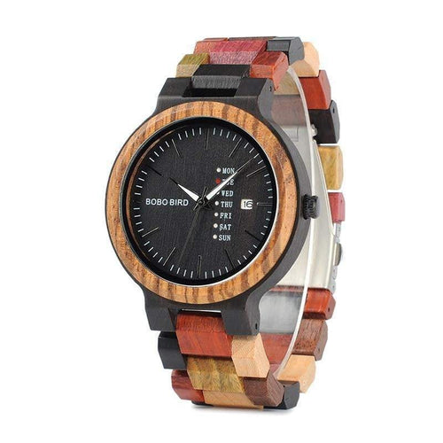 BowLift | Antique Mens Wood Watch