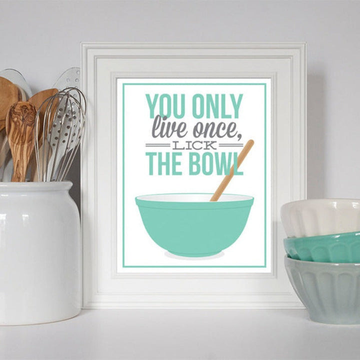 You Only Live Once - Canvas Wall Art Painting | Bowlift