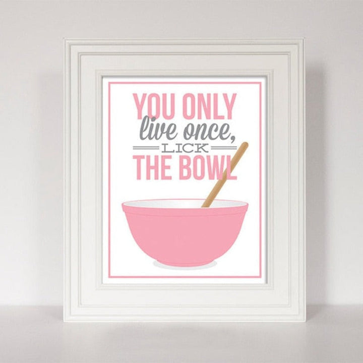 You Only Live Once - Canvas Wall Art Painting | Bowlift