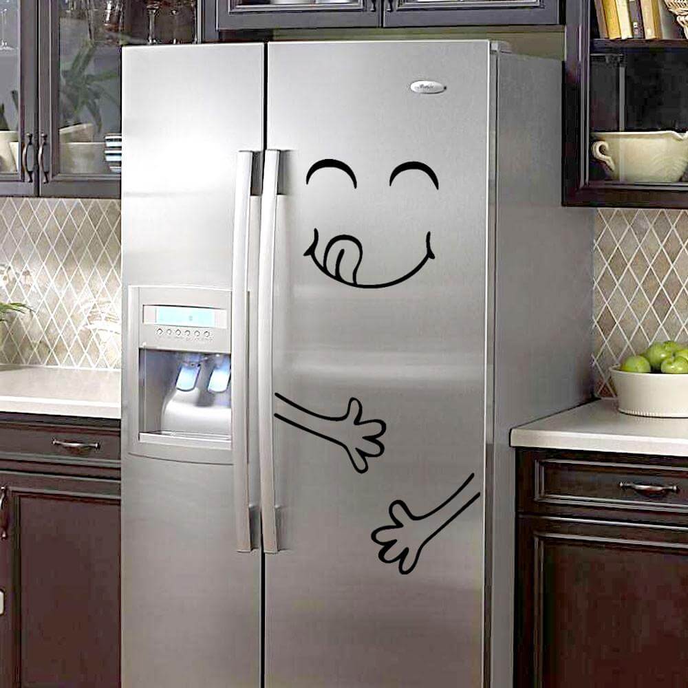 BowLift | Cute Happy Fridge Decal