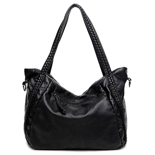 BowLift | Sisjuly 2018 Black Leather Hobo Bags