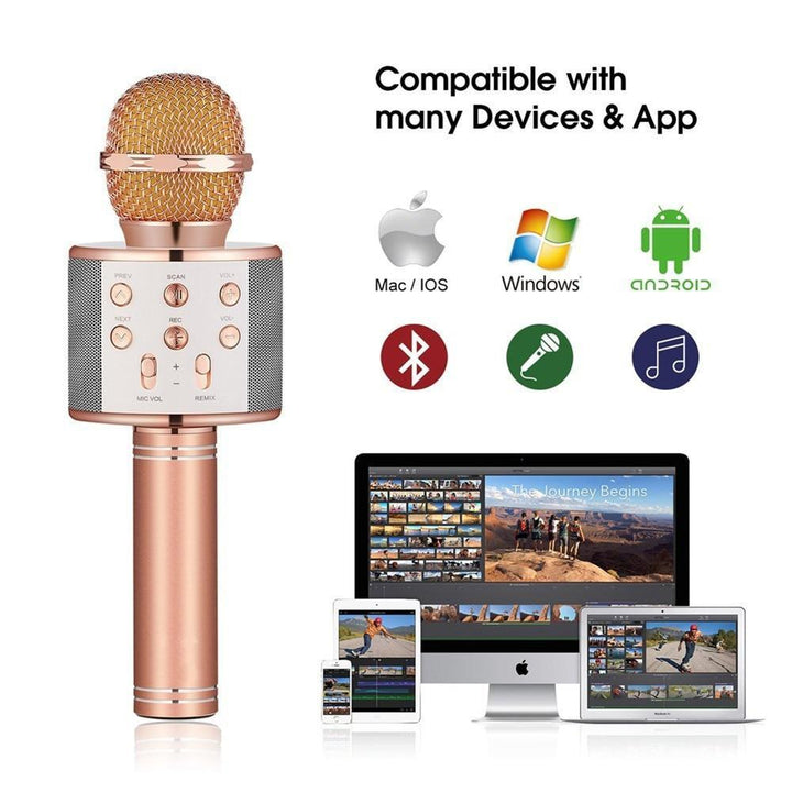 BowLift | Wireless Magic Karaoke Microphone – Bluetooth Karaoke Microphone