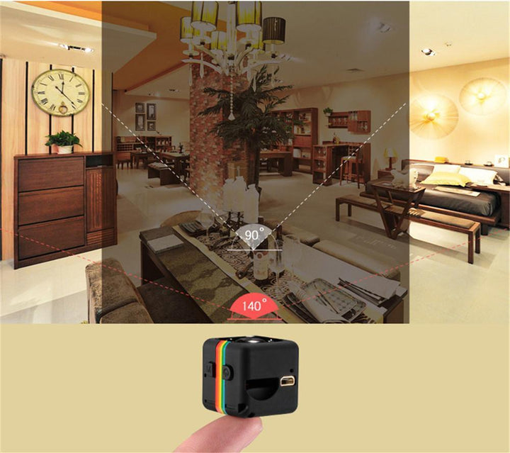 Mini HD Action Camera, 1080p with Night Vision and Motion Sensor