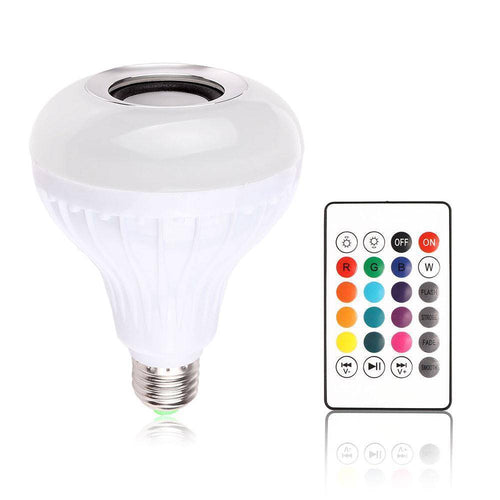 BowLift | Wireless Bluetooth Music Bulb Light Loudspeaker - 12w LED Speaker Color-changing