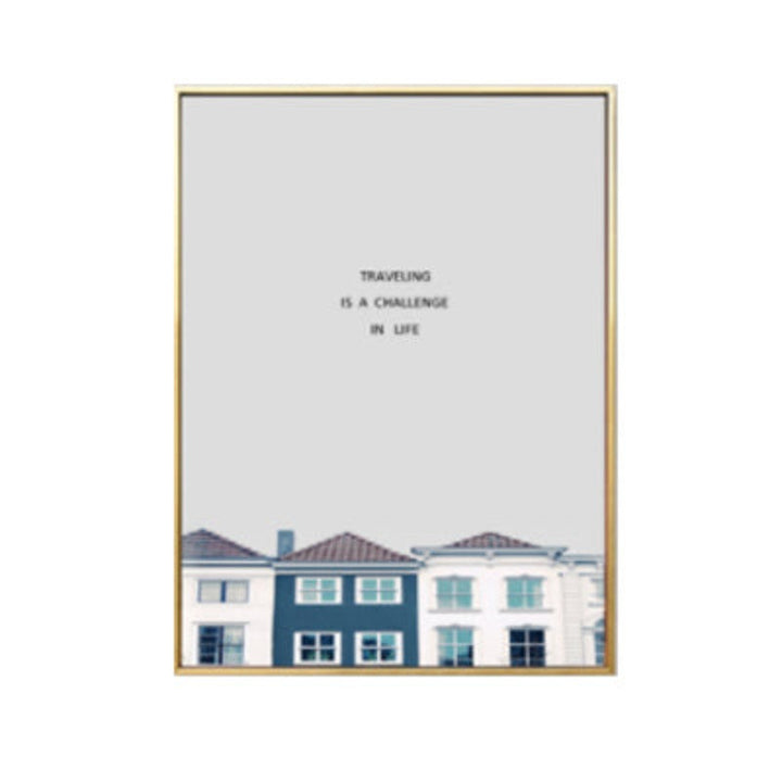 Travel And Continue - Canvas Wall Art Painting | Bowlift