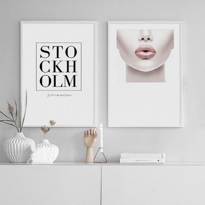 Minimalist Fashion - Canvas Wall Art Painting | Bowlift