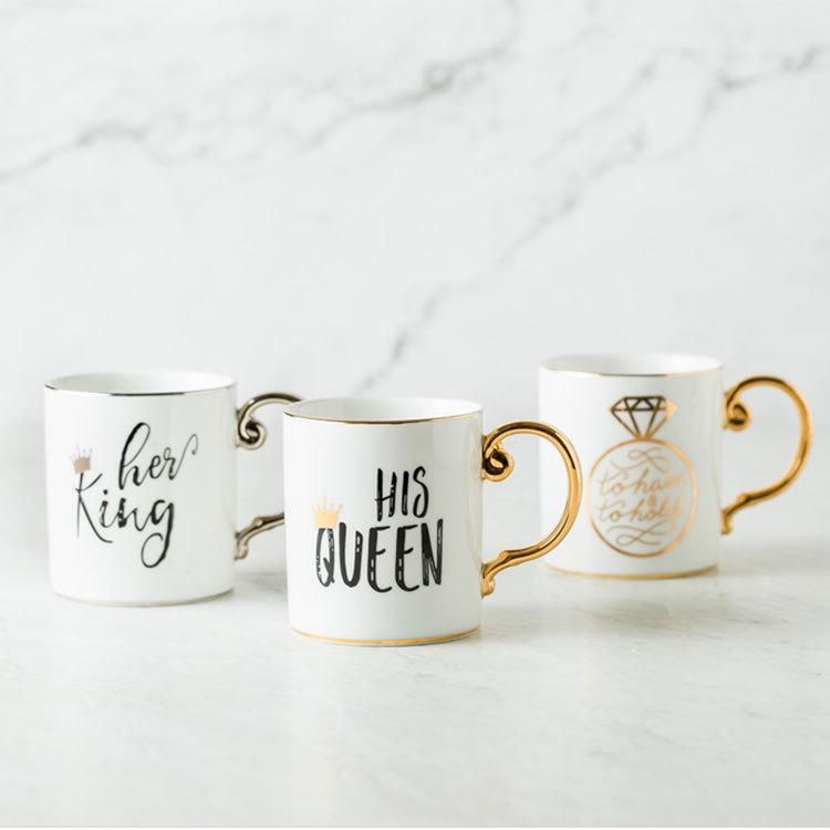 Luxury King & Queen Coffee Mugs | Bowlift