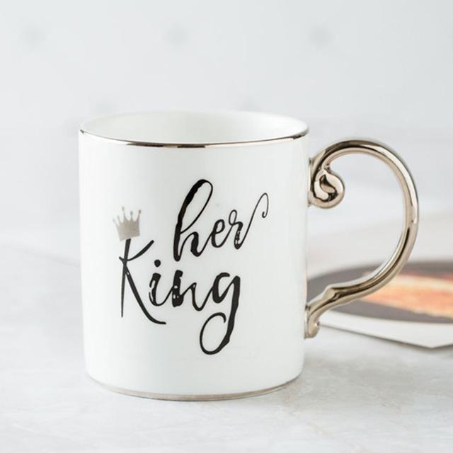 Luxury King & Queen Coffee Mugs | Bowlift