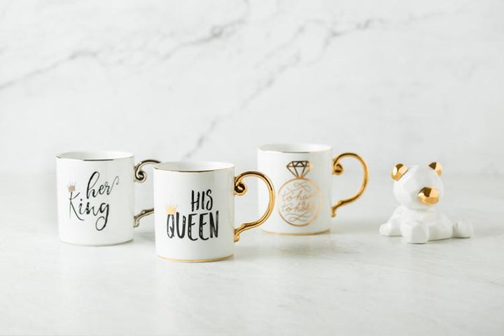 Luxury King & Queen Coffee Mugs | Bowlift
