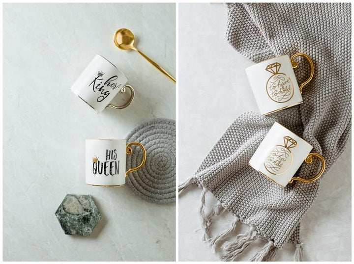 Luxury King & Queen Coffee Mugs | Bowlift