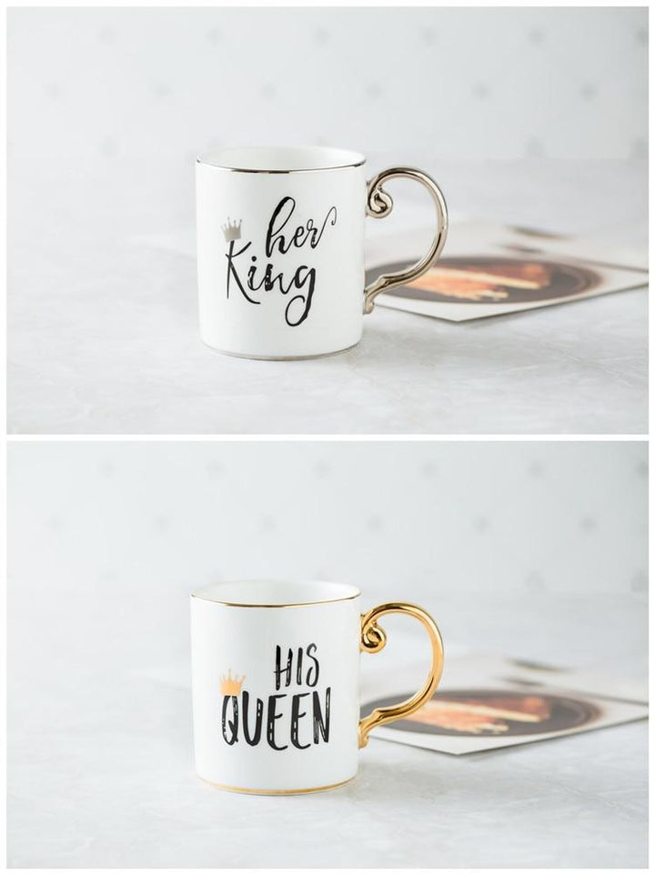 Luxury King & Queen Coffee Mugs | Bowlift