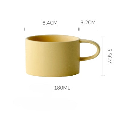 BowLift | Nordic Colorful Elegant Matte Coffee Mugs