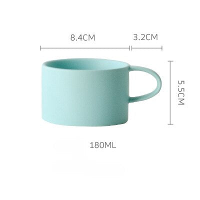 BowLift | Nordic Colorful Elegant Matte Coffee Mugs