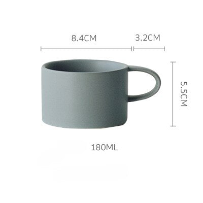 BowLift | Nordic Colorful Elegant Matte Coffee Mugs
