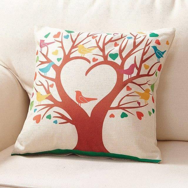BowLift | Decorative Tree Printed Home Cute Pillow Cases