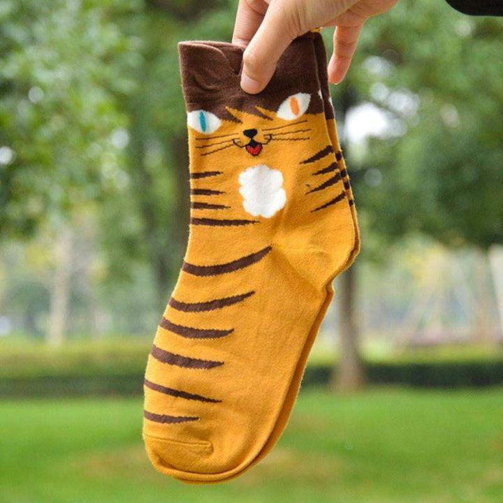 BowLift | Hot Cartoon Animal Stripped Cotton Socks