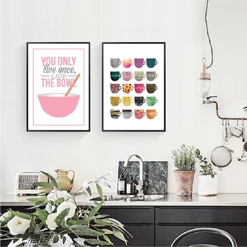 You Only Live Once - Canvas Wall Art Painting | Bowlift