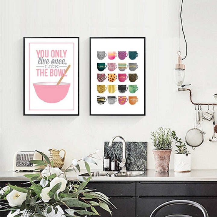 You Only Live Once - Canvas Wall Art Painting | Bowlift