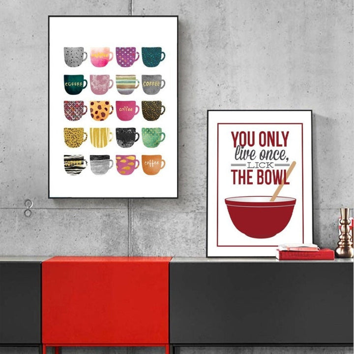 You Only Live Once - Canvas Wall Art Painting | Bowlift