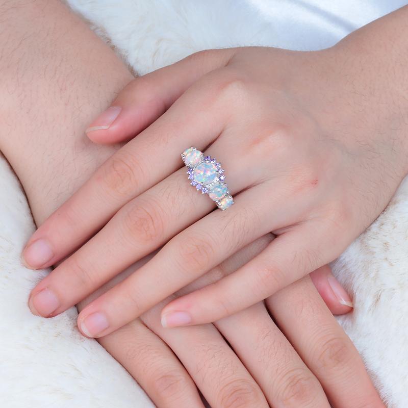Lux -  Fire Opal Garnet Ring | Bowlift