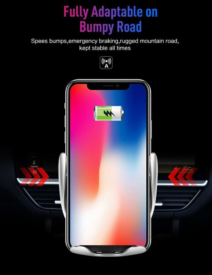 BowLift | Automatic clamping Wireless Car Charger Mount