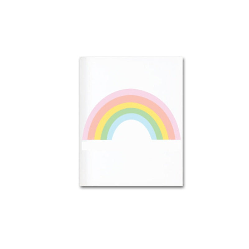 Modern Cartoon Rainbow - Canvas Wall Art Painting | Bowlift