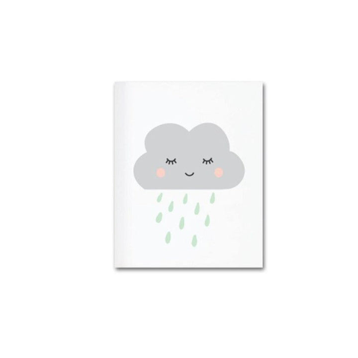 Modern Cartoon Rainbow - Canvas Wall Art Painting | Bowlift