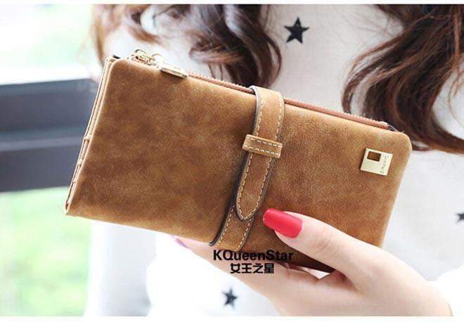 BowLift | New Winter Fashion Trends Pumping  Frosted Multi-card position two fold wallet