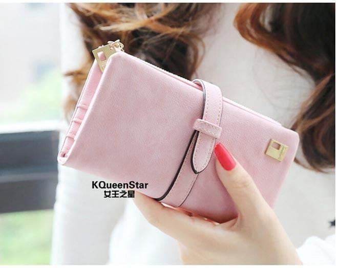 BowLift | New Winter Fashion Trends Pumping  Frosted Multi-card position two fold wallet