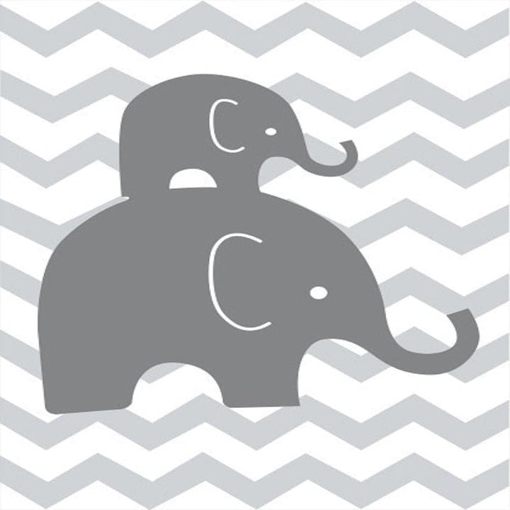 Sweet Elephants - Canvas Wall Art Painting | Bowlift
