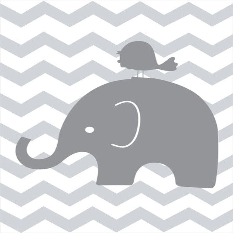 Sweet Elephants - Canvas Wall Art Painting | Bowlift