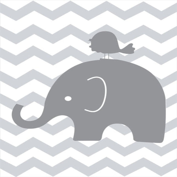 Sweet Elephants - Canvas Wall Art Painting | Bowlift