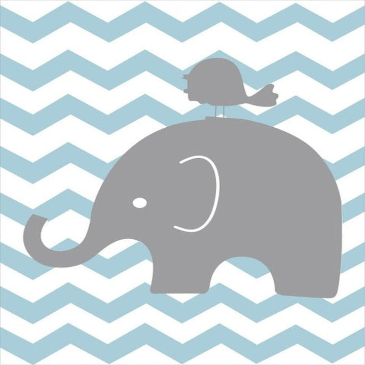 Sweet Elephants - Canvas Wall Art Painting | Bowlift